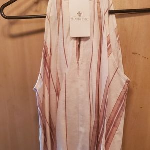 NWT Shabby chic Sm sleeveless blouse